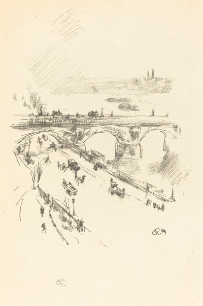 Most Waterloo autorstwa James Abbott McNeill Whistler