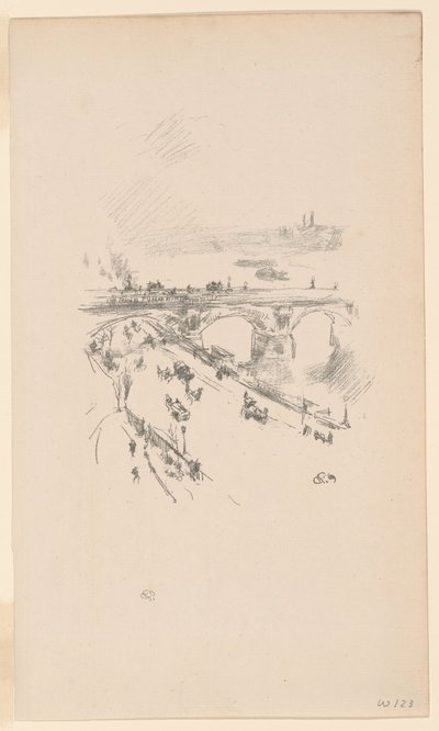 Most Waterloo autorstwa James Abbott McNeill Whistler