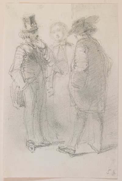 Gwizdek z przyjaciółmi autorstwa James Abbott McNeill Whistler
