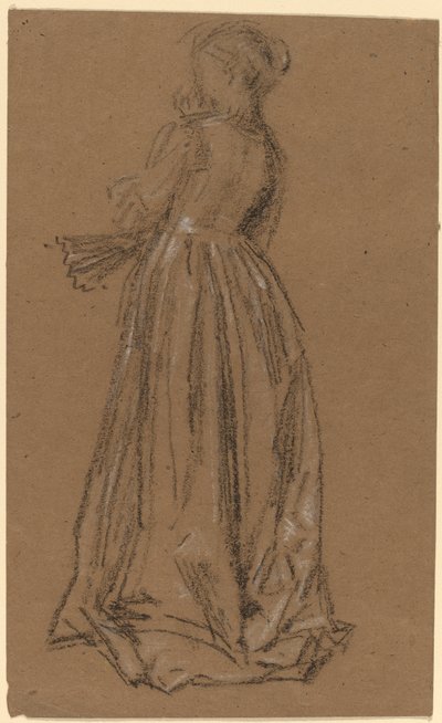 Kobieta z wachlarzem autorstwa James Abbott McNeill Whistler