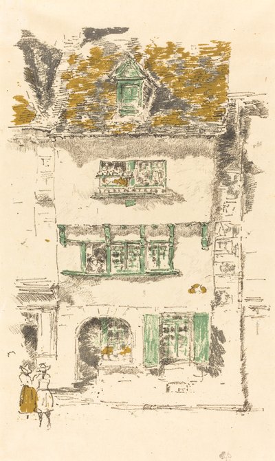 Żółty Dom, Lannion autorstwa James Abbott McNeill Whistler