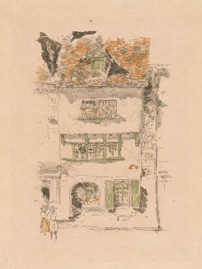 Żółty Dom, Lannion autorstwa James Abbott McNeill Whistler