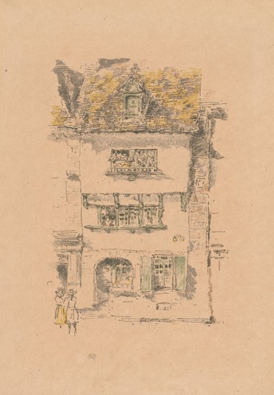 Żółty Dom, Lannion autorstwa James McNeill Whistler