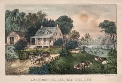 American Homestead, lato autorstwa James Merritt Ives
