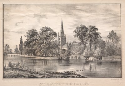 Stratford on Avon autorstwa James Merritt Ives