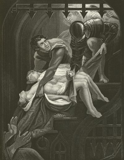 Morderstwo dwóch książąt autorstwa James Northcote