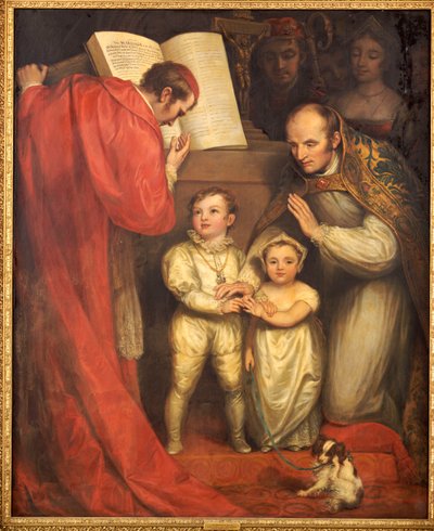 Ślub Ryszarda z Shrewsbury, księcia Yorku, z lady Anne Mowbray, 1820 autorstwa James Northcote
