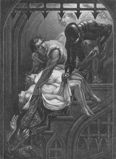Morderstwo książąt w Wieży, koniec XVIII – początek XIX wieku. autorstwa James Northcote