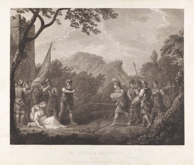 Upadek Aganecca, 1783 autorstwa James Parker