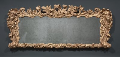 Lustro Overmantel, ok. 1740 autorstwa James Pascall