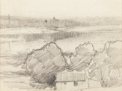 Szkocki krajobraz (ołówek) autorstwa James Paterson