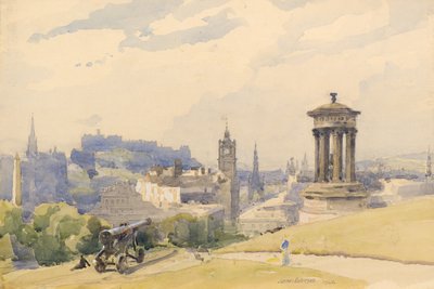 Edynburg z Calton Hill autorstwa James Paterson