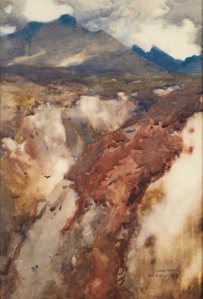 Wyspa Skye (akwarela) autorstwa James Paterson