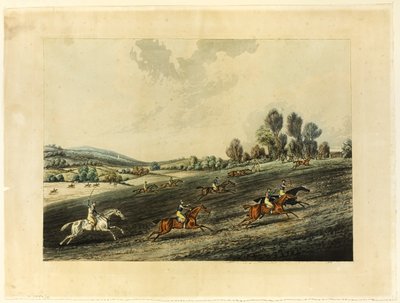 Saint Albans Grand Steeple Chase autorstwa James Pollard