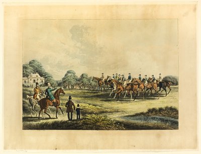 Saint Albans Grand Steeple Chase autorstwa James Pollard