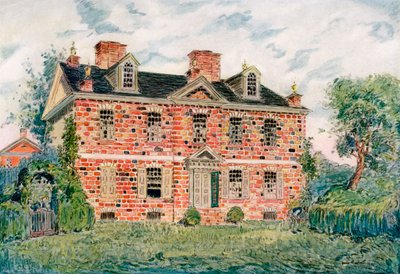 Cliveden, Germantown, Pensylwania, USA, XVIII w. 1921. autorstwa James Preston
