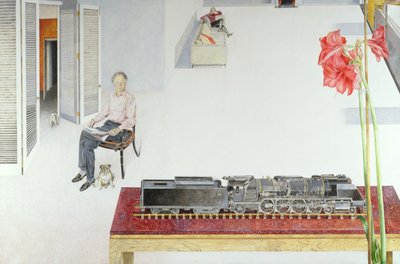 Portret Lorda Johna Cholmondeleya, 1968 autorstwa James Reeve