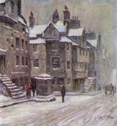 John Knoxs Manse autorstwa James Riddel