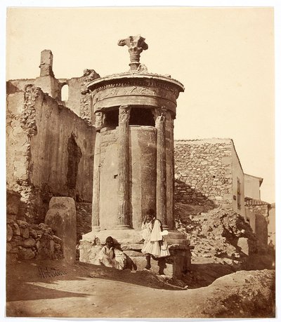 „Pomnik choregiczny Lizykratesa” [Ateny. Pomnik Lizykratesa] autorstwa James Robertson