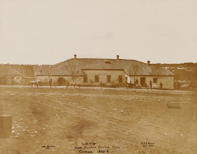 North View Head Quarters Armia angielska, ok. 1855 (zdjęcie) autorstwa James Robertson