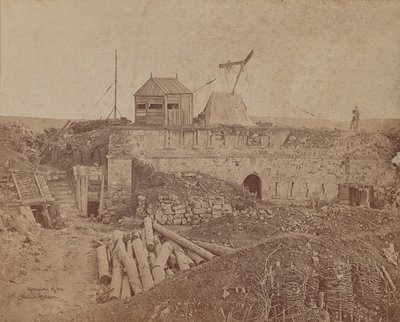 Pozostałości wieży Malakoff autorstwa James Robertson