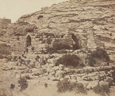 Studnia Joaba, Jerozolima, 1857. autorstwa James Robertson