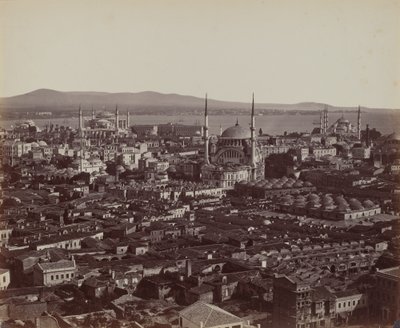 Panorama Konstantynopola autorstwa James Robertson, and Felice Beato