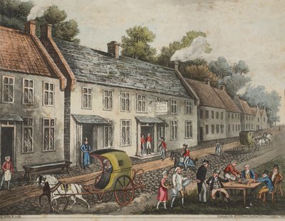 Siedziba księcia Wellington, w wiosce Waterloo autorstwa James Rouse