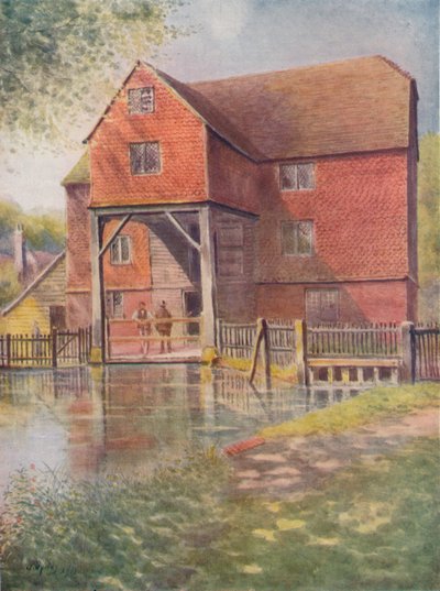 „Młyn Shalforda”, ok. 1910, 1914 r autorstwa James S Ogilvy