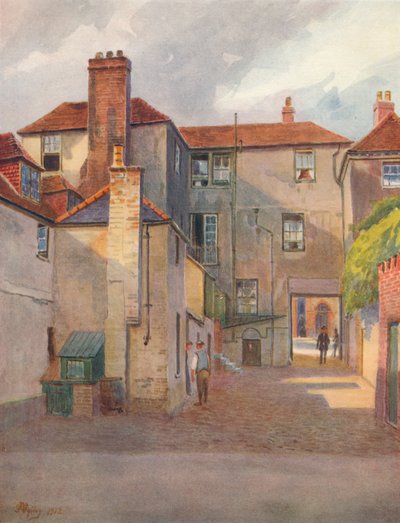 „Swan Yard, Reigate”, 1912, 1914 autorstwa James S Ogilvy
