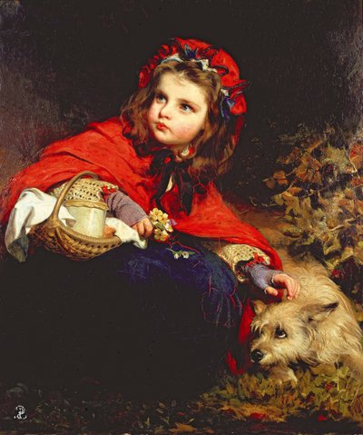 Czerwony Kapturek autorstwa James Sant