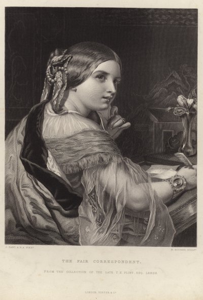 Korespondent targowy autorstwa James Sant