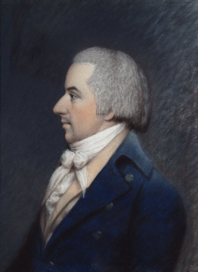 Le Duc de Liancourt (pastel na szarym papierze) autorstwa James Sharples