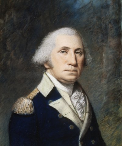 Portret Jerzego Waszyngtona, 1796-97 autorstwa James Sharples