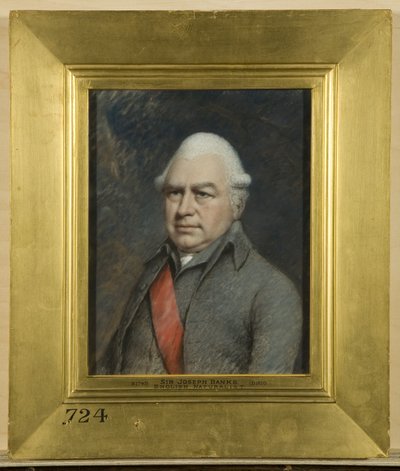 Sir Joseph Banks, angielski przyrodnik autorstwa James Sharples