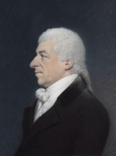 Sir William Blissart (pastel na szarym papierze) autorstwa James Sharples