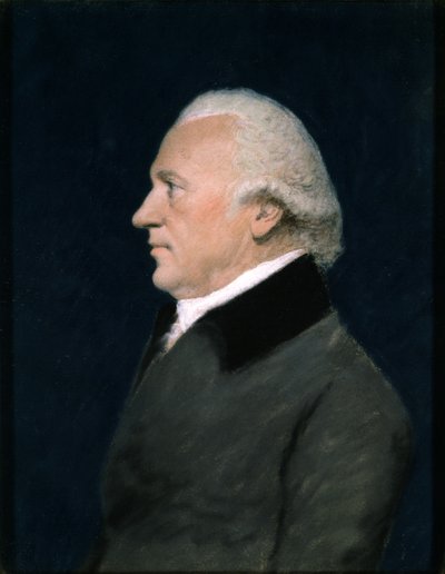 Sir William Herschel, ok. 1805 (pastel na szarym papierze) autorstwa James Sharples