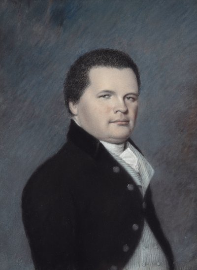 William Strutt (pastel na szarym papierze) autorstwa James Sharples