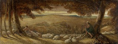Pastwisko Wieczorne, ok. 1860-70 autorstwa James Smetham