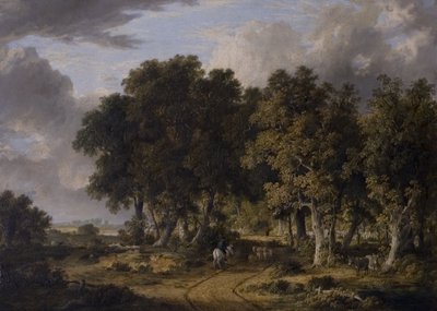 Widok w Nowym Lesie, połowa XIX wieku autorstwa James Stark