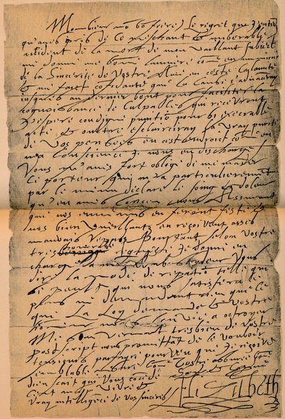List od królowej Elżbiety I 1533-1603 do króla Jakuba VI 1566-1625, 1898 autorstwa James Stillie