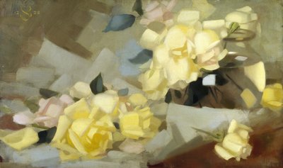 Róże (olej na płótnie) autorstwa James Stuart Park