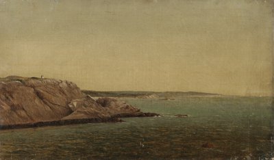 Skały i morze (olej na płótnie) autorstwa James Suydam