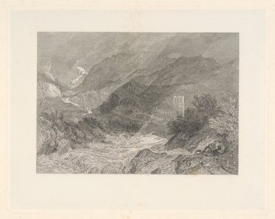 Llanthony, Monmouthshire autorstwa James T. Willmore