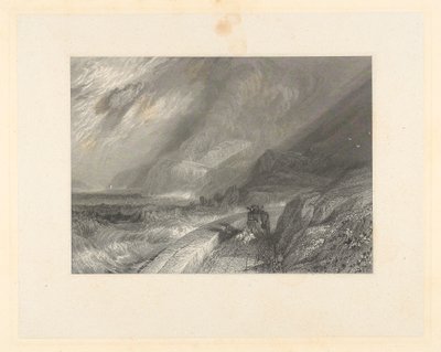 Penmaen Mawr, Caernarvonshire autorstwa James T. Willmore