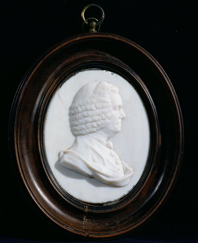 Portret Johna Harrisona (1693-1776) (pasta emaliowana) autorstwa James Tassie