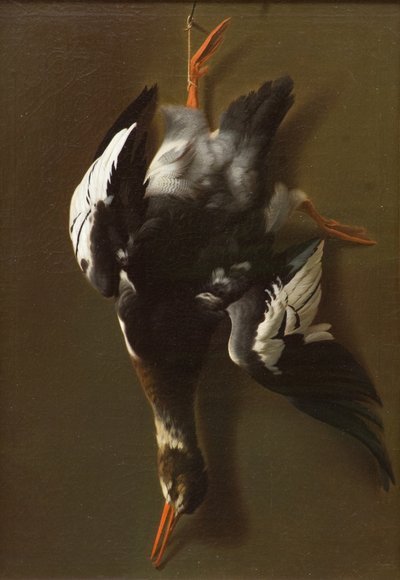 Martwy ptak, c.1815 (olej na płótnie) autorstwa James Thom