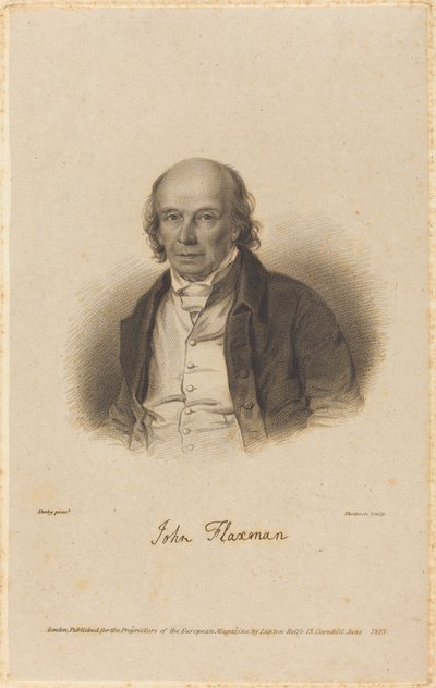 John Flaxman autorstwa James Thomson after William Derby