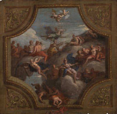 Szkic do dekoracji sufitu, 1700 autorstwa James Thornhill