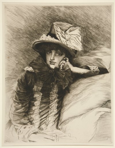 Kołnierz koronkowy autorstwa James Tissot